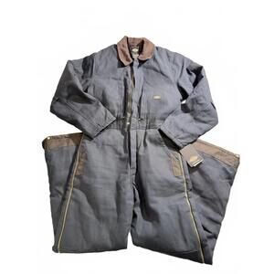 NWT Dickies Insulated Navy Work Coveralls with Quilted Lining  - Size Small
